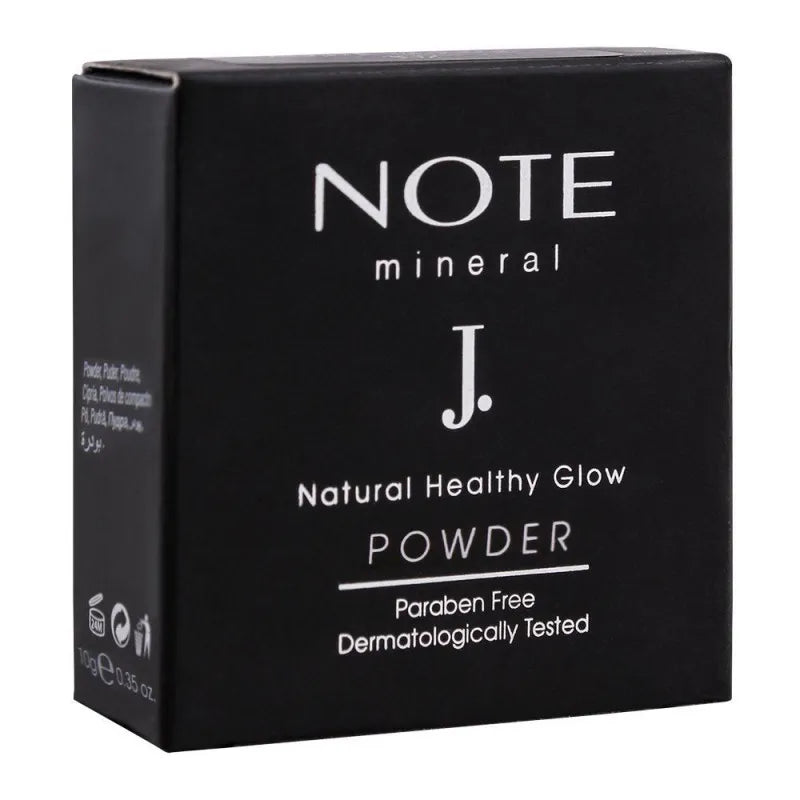 j. note mineral natural healthy glow powder, 01, paraben free image4