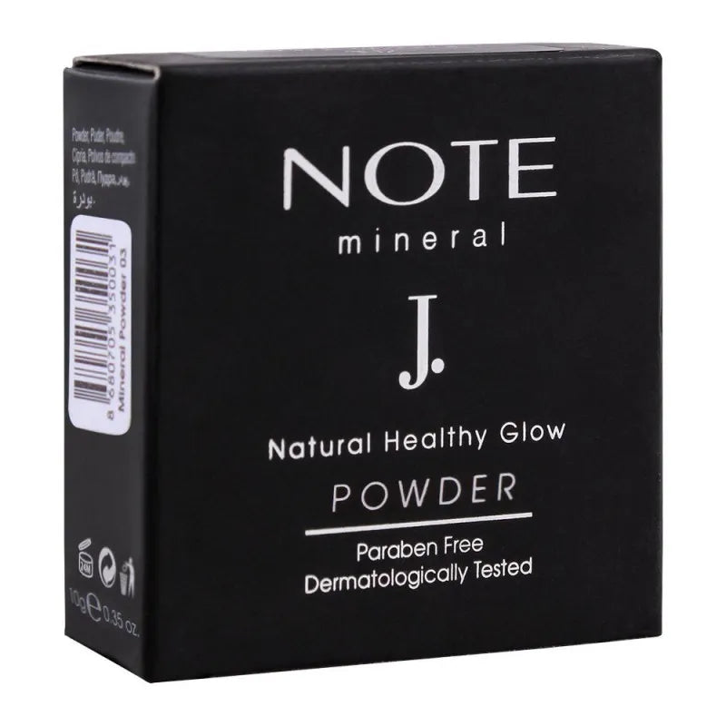 j. note mineral natural healthy glow powder, 03, paraben free image4