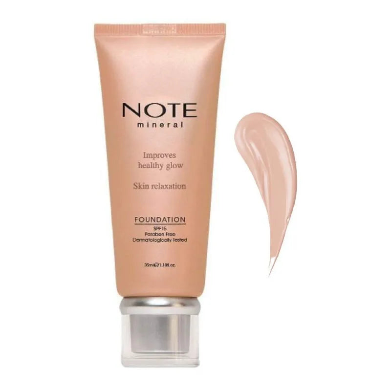 j. note mineral skin relaxation foundation, 401, spf 15, paraben free main image