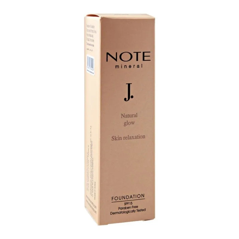 j. note mineral skin relaxation foundation, 501, spf 15, paraben free image2