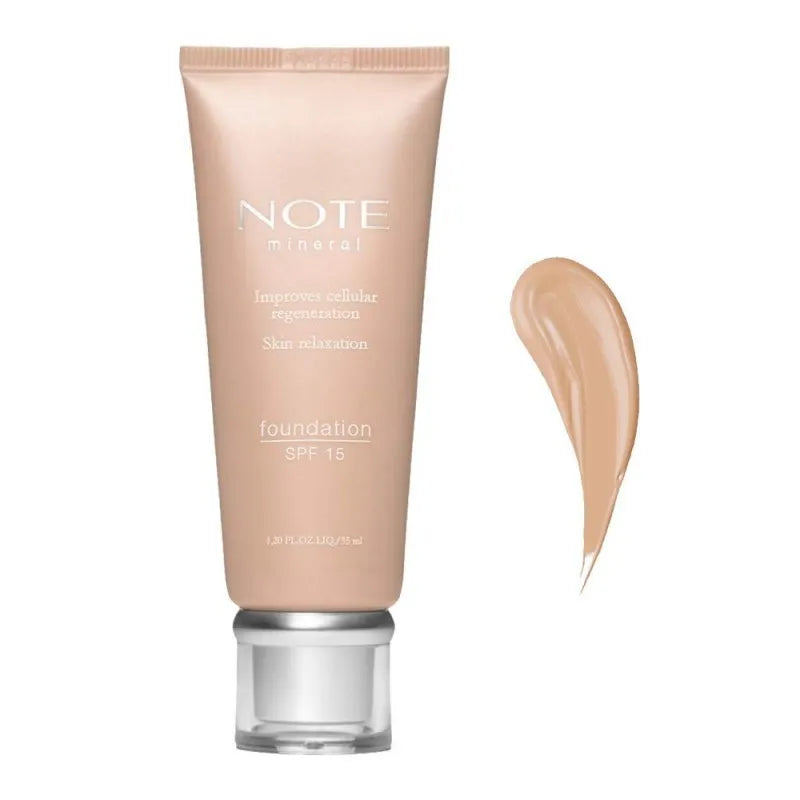 j. note mineral skin relaxation foundation, 501, spf 15, paraben free main image