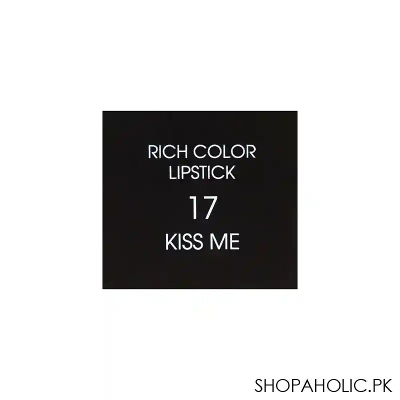 J. Note Rich Color Lipstick, 17 Kiss Me, With Argan Oil + Butter - Image 5