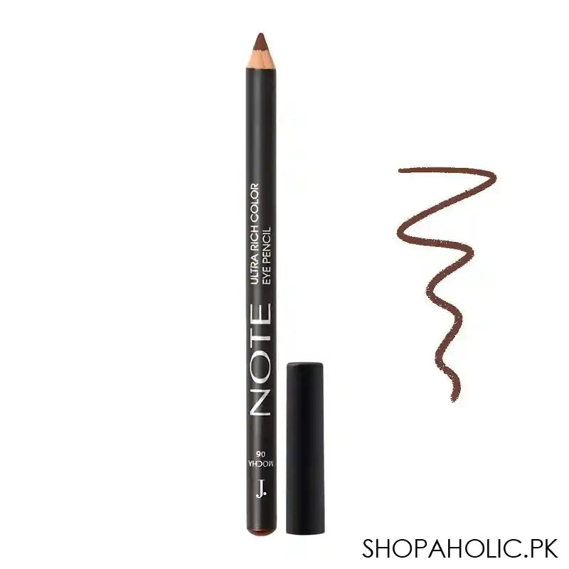 J. Note Ultra Rich Color Eye Pencil, 06 Mocha - Main Image