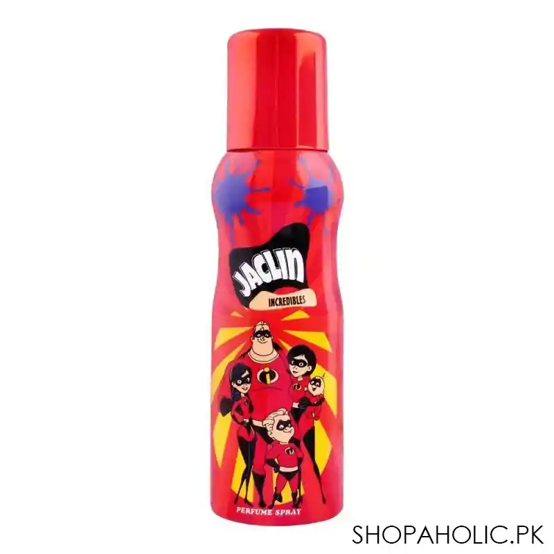 jaclin incredibles perfume body spray, for kids, 125ml main image