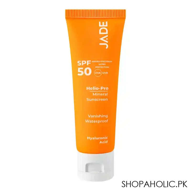 Jade Hyaluronic Acid Helio-Pro SPF50 Mineral Sunscreen, 50ml - Main Image