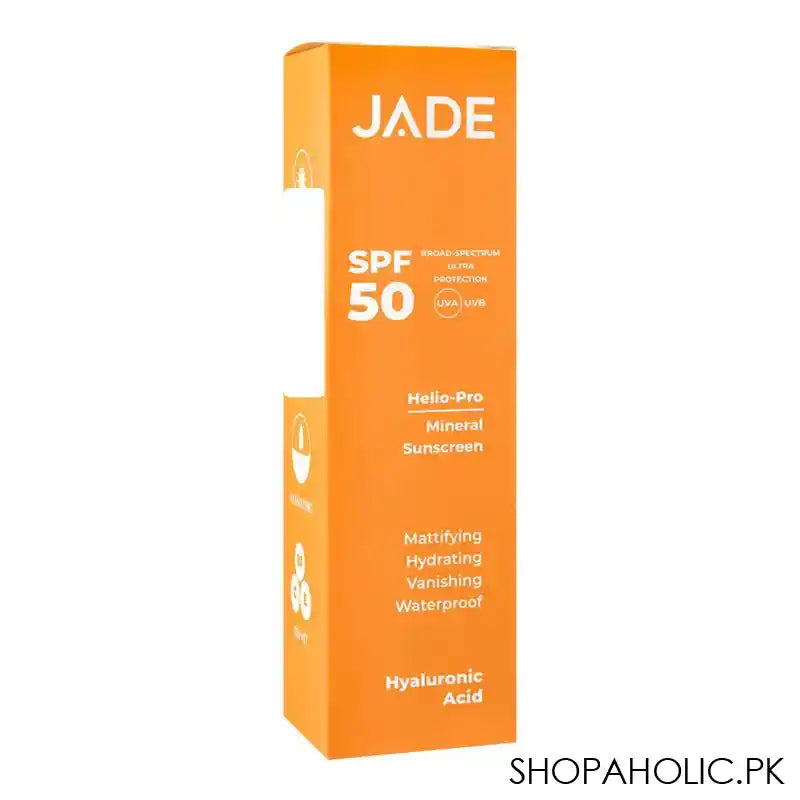 Jade Hyaluronic Acid Helio-Pro SPF50 Mineral Sunscreen, 50ml - Image 5