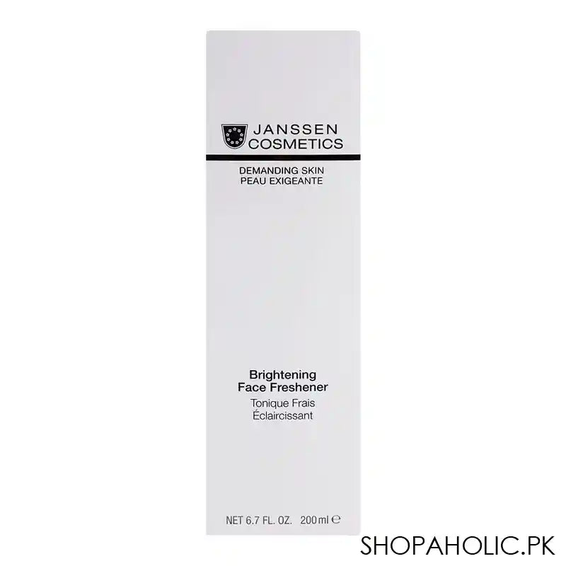 Janssen Cosmetics Demanding Skin Brightening Face Freshener 200ml - Image 4