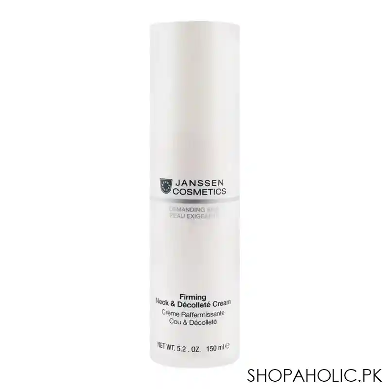 janssen cosmetics demanding skin firming neck & decollete cream 150ml main image