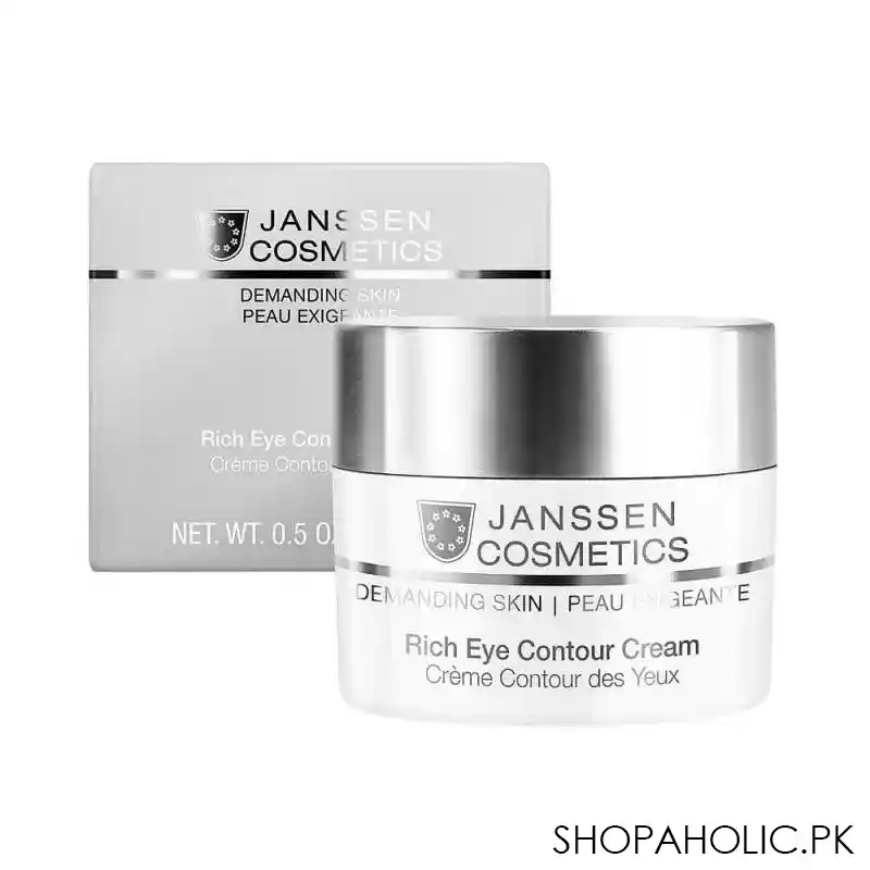 janssen cosmetics demanding skin rich eye contour cream, 15ml main image