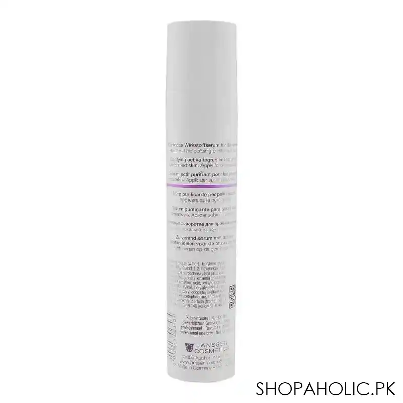 janssen cosmetics oily skin purifying bha serum, 50ml image2