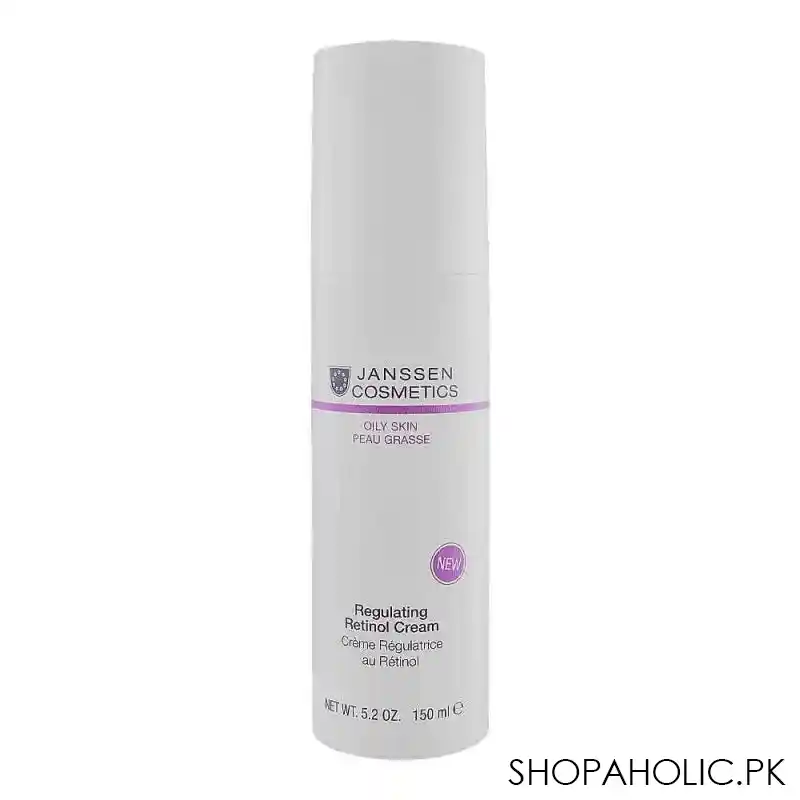 janssen cosmetics oily skin regulating retinol cream, 150ml main image