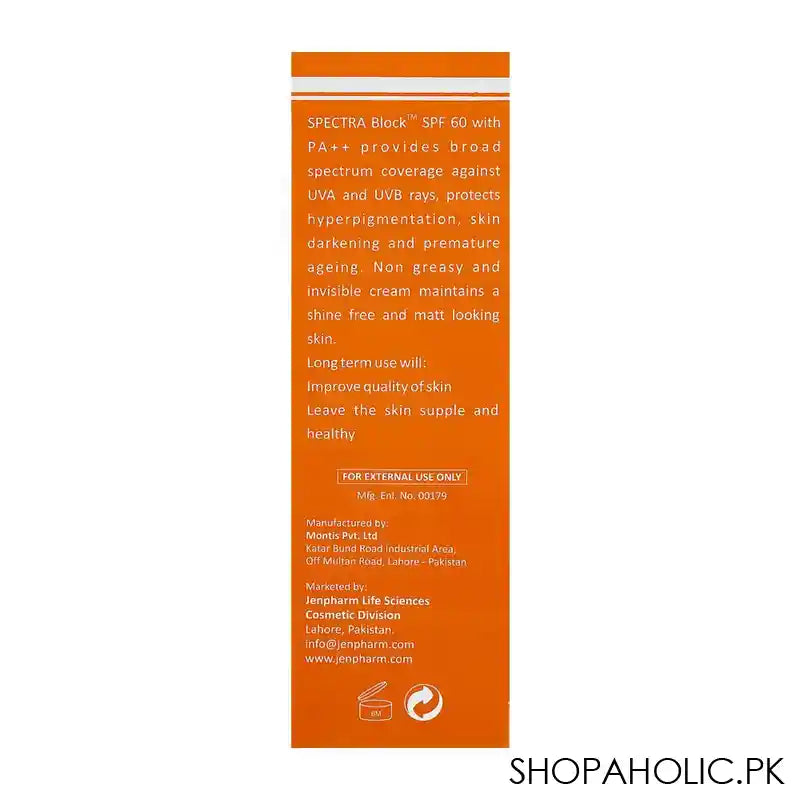 Jen Pharm Spectra Block SPF-60, 40g - Image 2