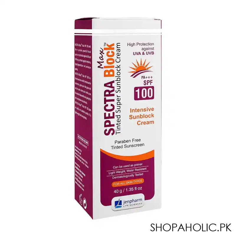 Jen Pharm Spectra Sun Block Max SPF-100, 40g - Main Image