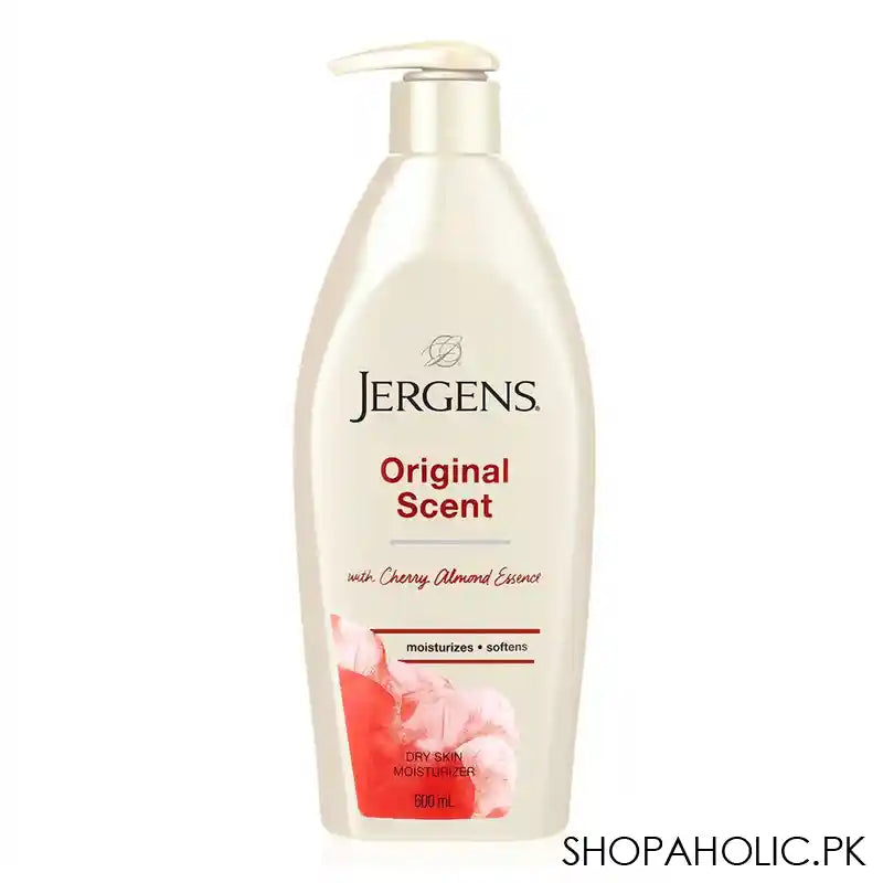 Jergens Original Scent With Cherry Almond Essence Body Lotion, 600ml - Main Image