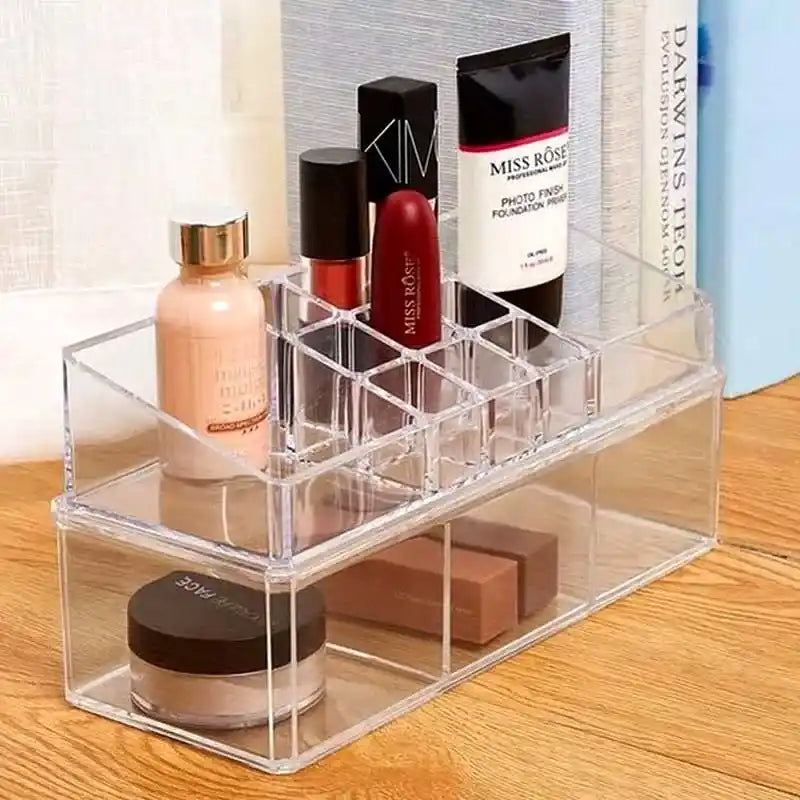 Jewelry and Cosmetic Dual Organizer