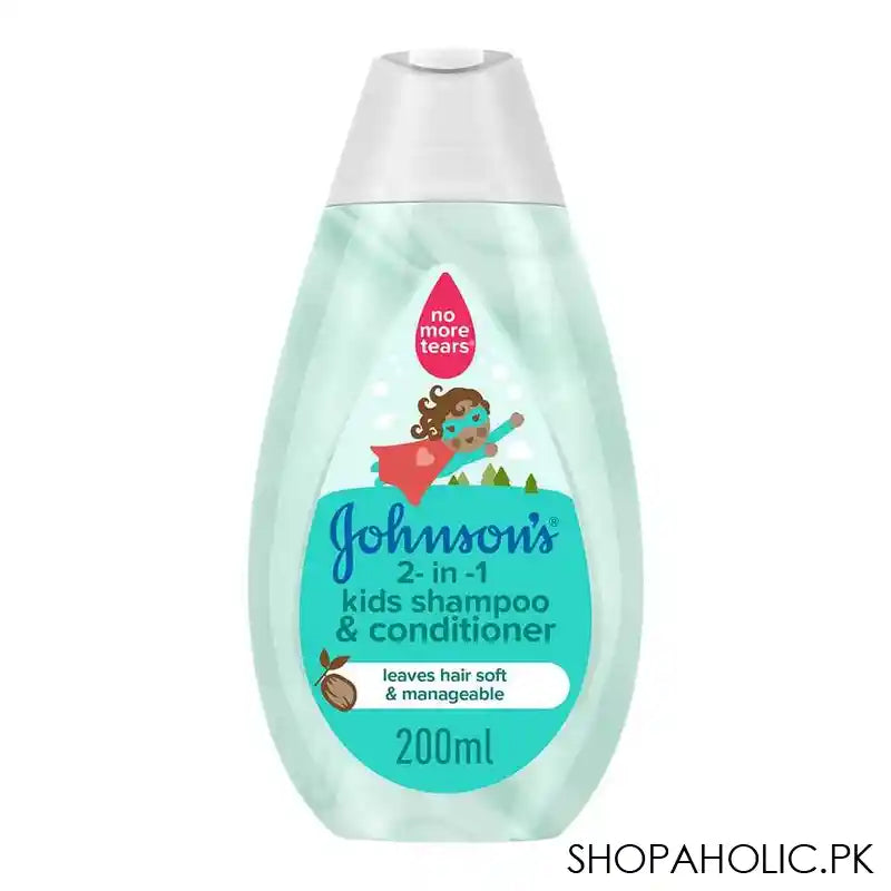 Johnson's 2-In-1 Kids Shampoo & Conditioner, 200ml - Main Image