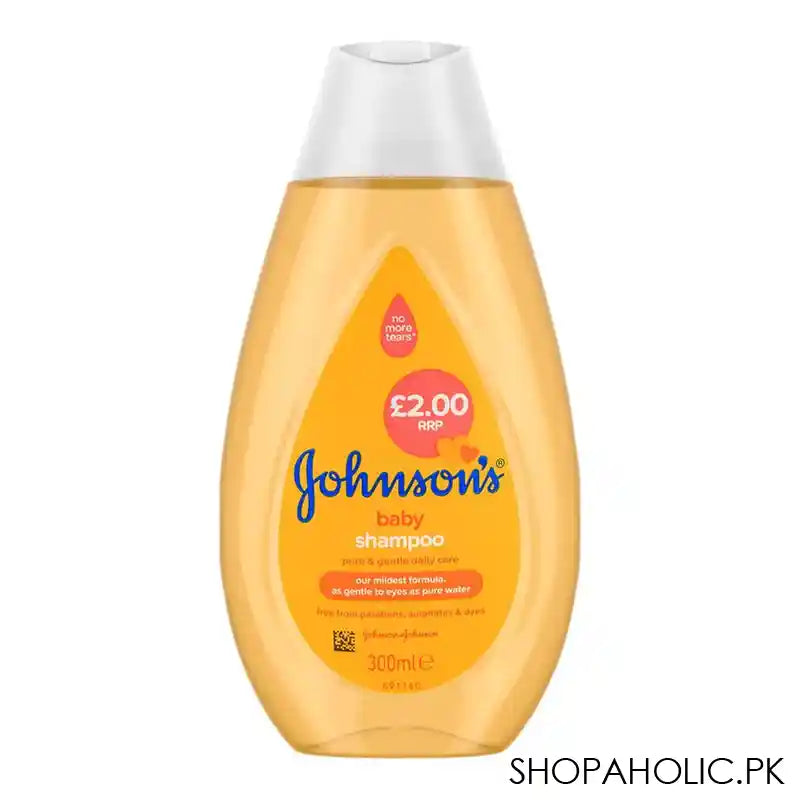 Johnson's Pure & Gentle Daily Care Baby Shampoo, 300ml - Main Image