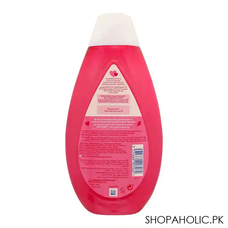 Johnson's Shiny Drops Kids Shampoo, 500ml - Image 3