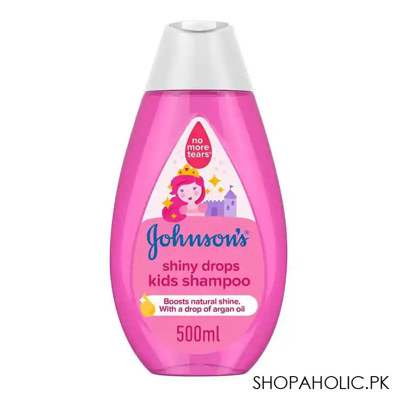 Johnson's Shiny Drops Kids Shampoo, 500ml - Image 4