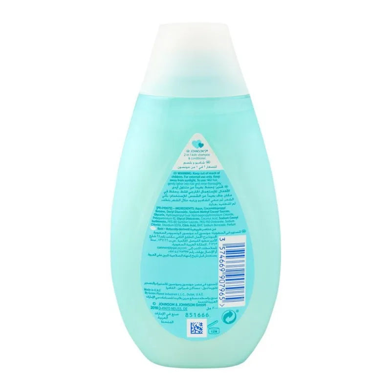 johnson's 2 in 1 kids shampoo & conditioner, 200ml image3