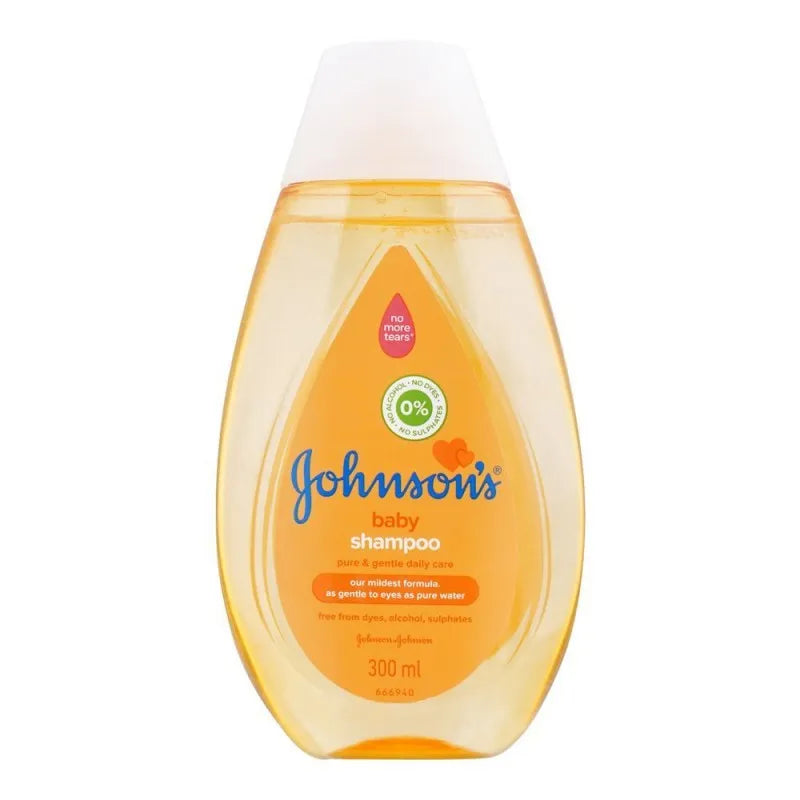 johnson's as gentle to eye as pure water 0% alcohol baby shampoo, italy, 300ml image2