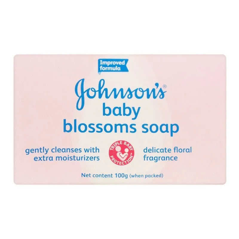 johnson's baby blossoms soap, 100g image3