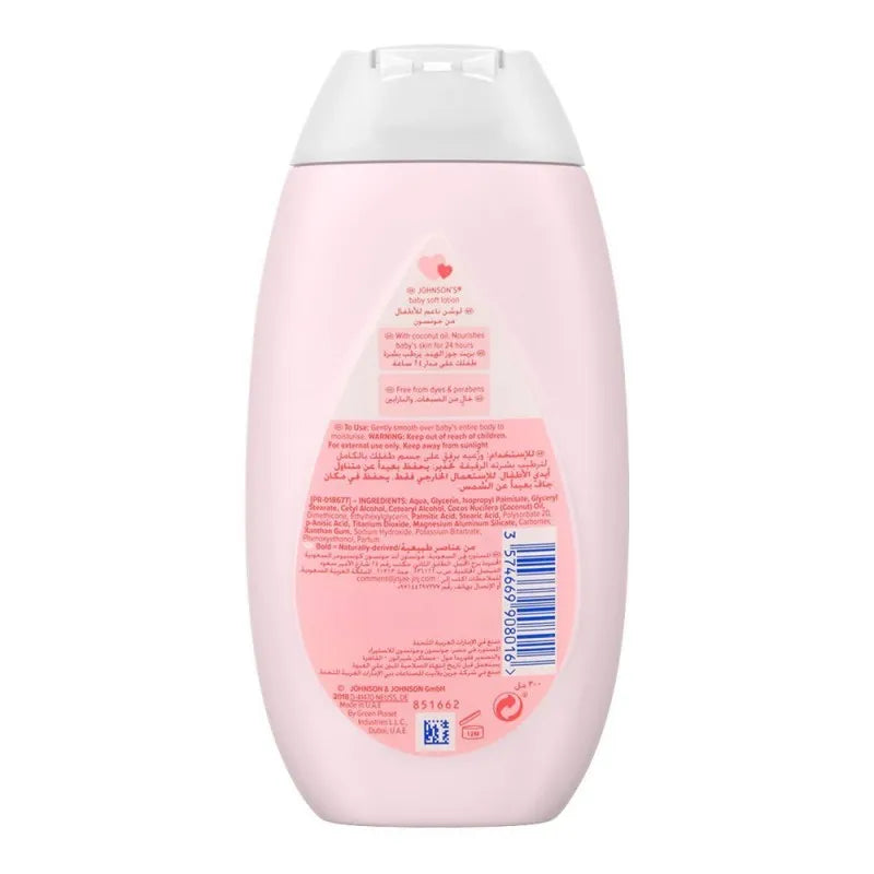 johnson's baby soft lotion, with coconut oil, 300ml image3