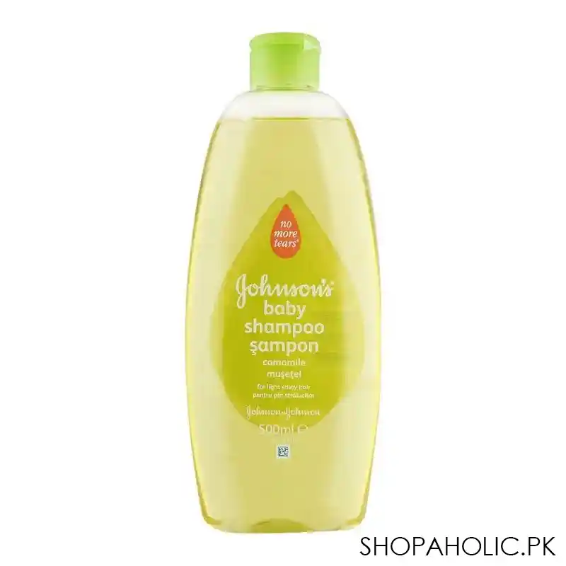 johnson's camomile baby shampoo, 500ml, italy main image