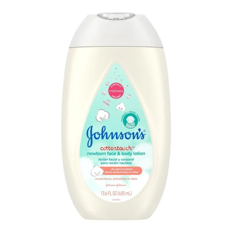 johnson's cotton touch newborn face & body lotion, 400ml main image