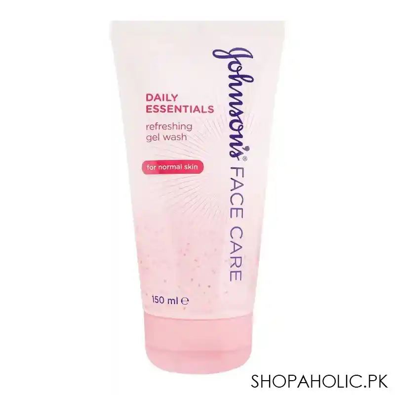 johnson's daily essentials refreshing gel face wash, for normal skin, 150ml main image