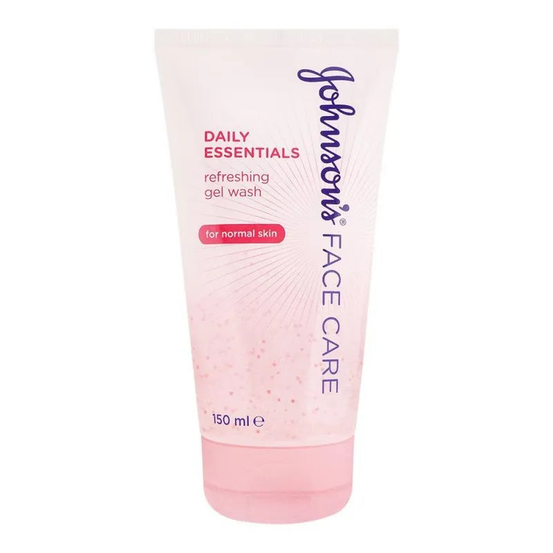 johnson's daily essentials refreshing gel face wash, for normal skin, 150ml main image