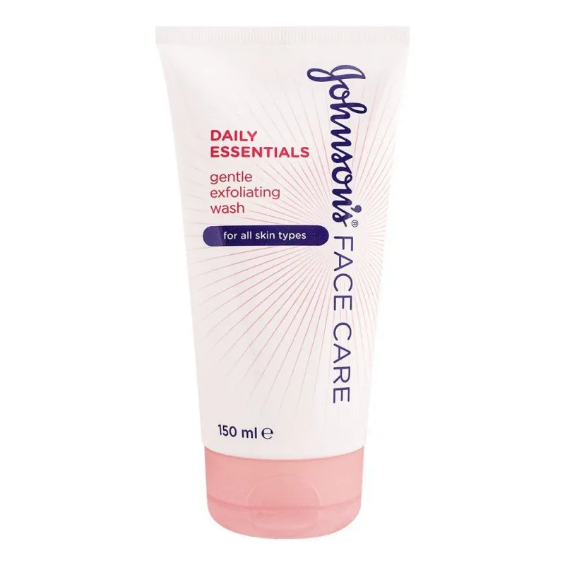 johnson's face care gentle exfoliating face wash, for all skin types, 150ml main image