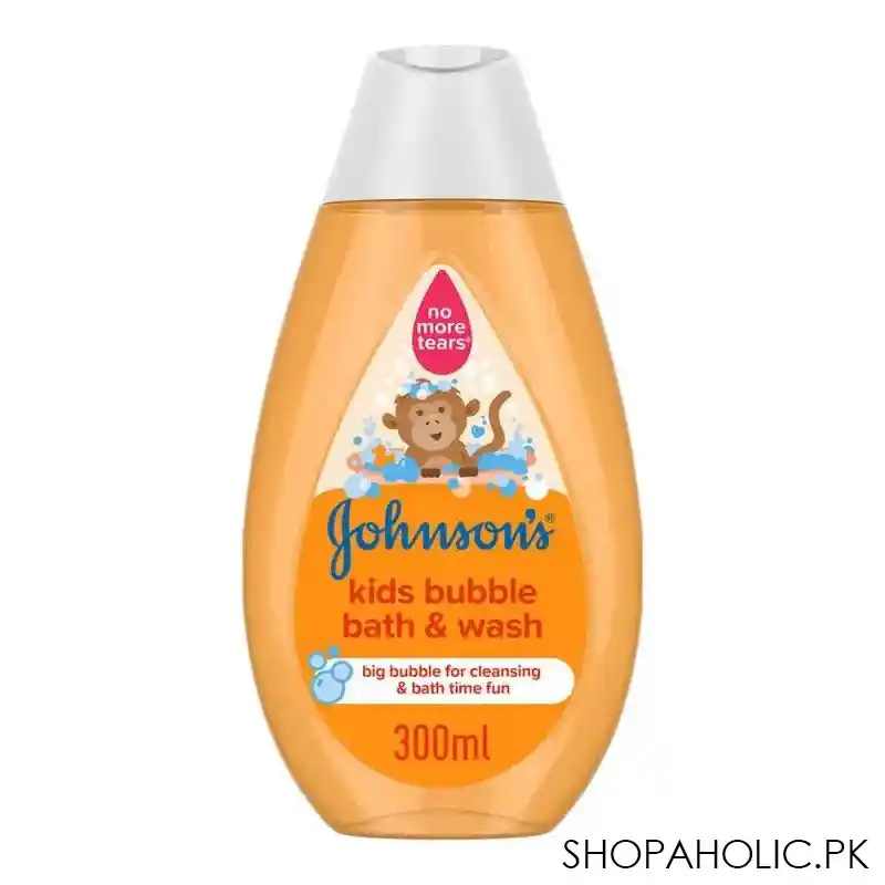 johnson's kids bubble bath & wash, 300ml main image