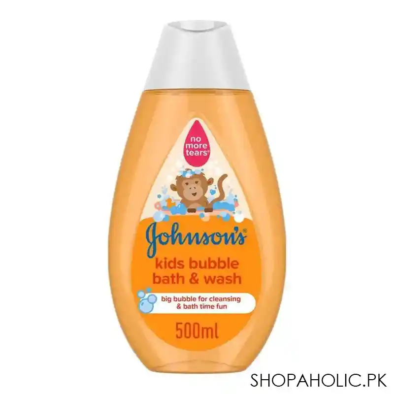 johnson's kids bubble bath & wash, 500ml main image