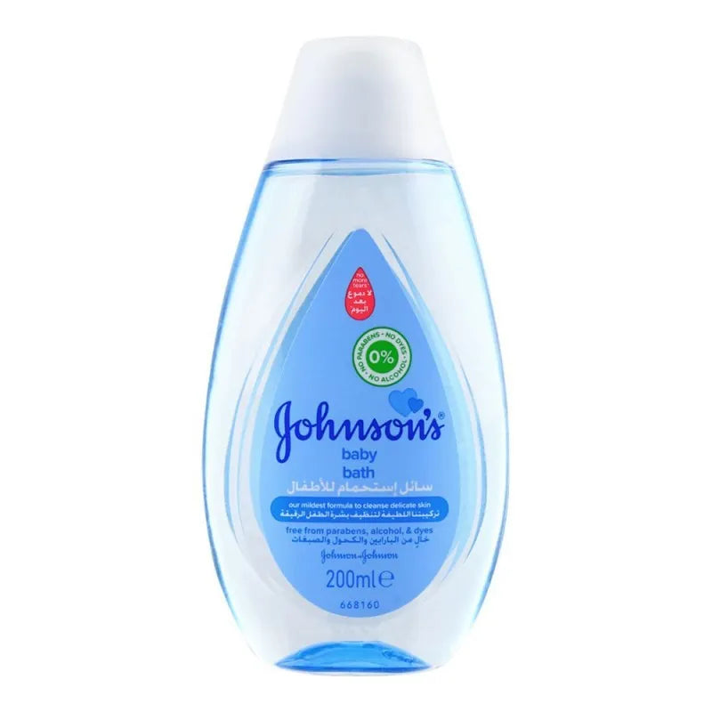 johnson's paraben & alcohol free baby bath, 200ml image2