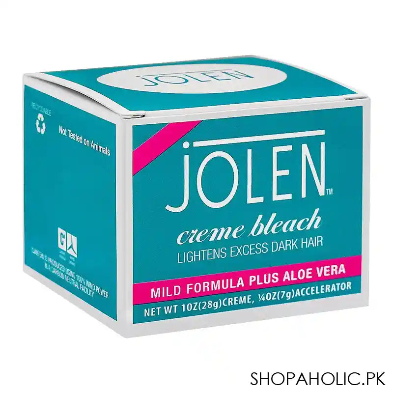 Jolen Creme Bleach Aloe Vera, 28g - Main Image