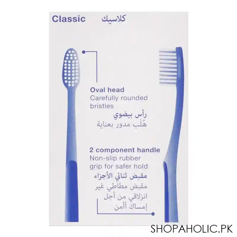 jordan classic all round cleaning toothbrush soft 3 pack, 10207 image3