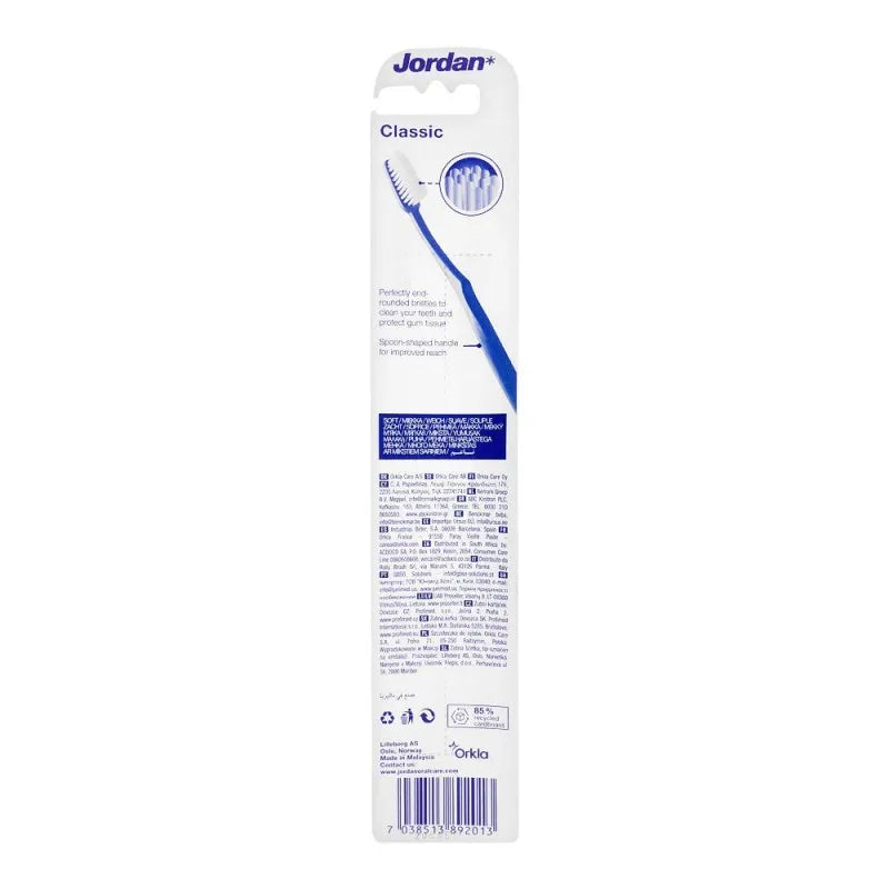 jordan classic value pack toothbrush hard, 2 pack, 10202 image2