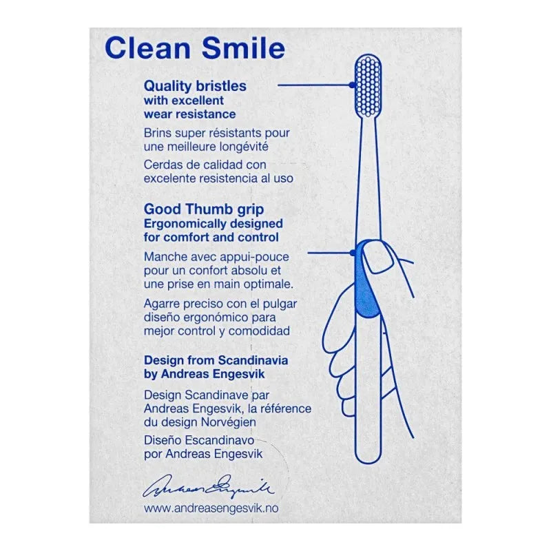 jordan clean smile toothbrush, soft, 3 pack image3