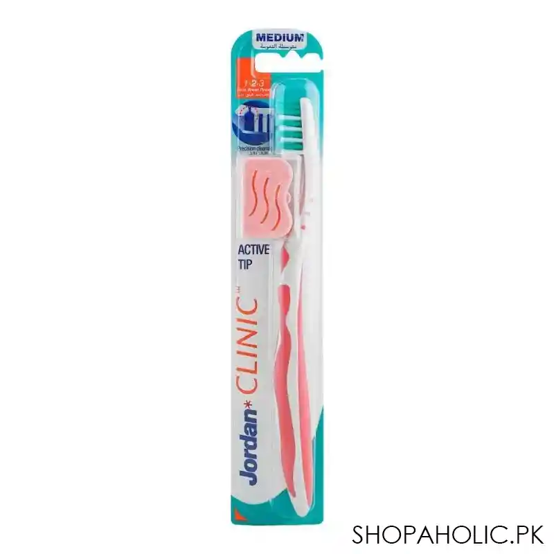 jordan clinic active tip toothbrush, medium main image