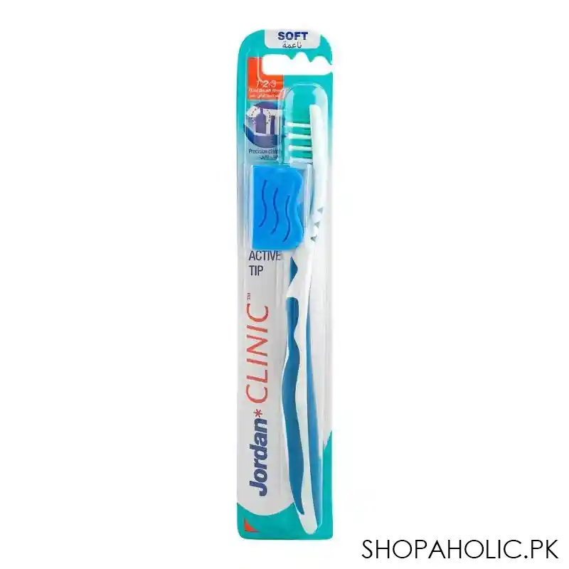 jordan clinic active tip toothbrush, soft main image