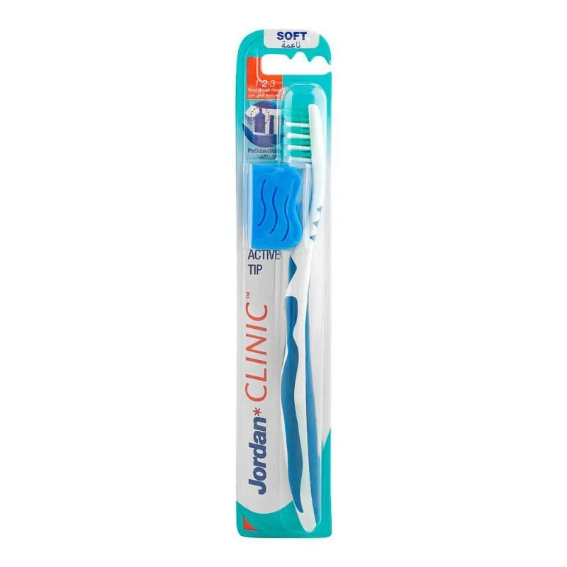 jordan clinic active tip toothbrush, soft main image