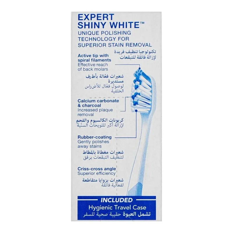 jordan expert shiny white soft toothbrush, with case image3