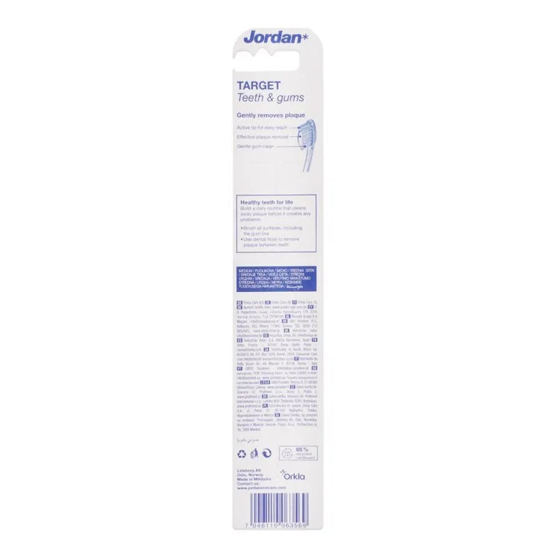 jordan target teeth & gums toothbrush medium, 10242 image2