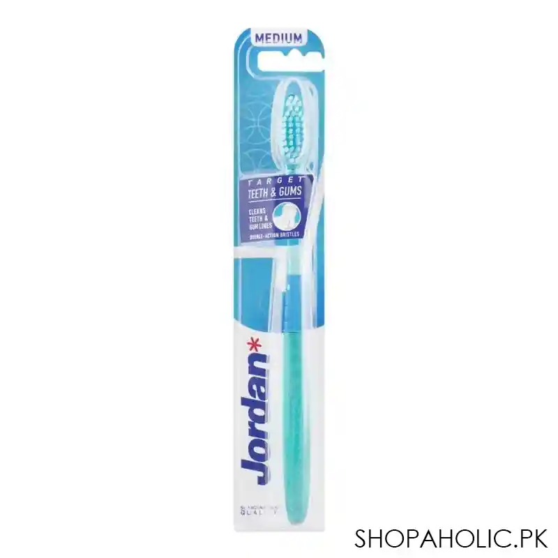 jordan target teeth & gums toothbrush medium, 10242 main image