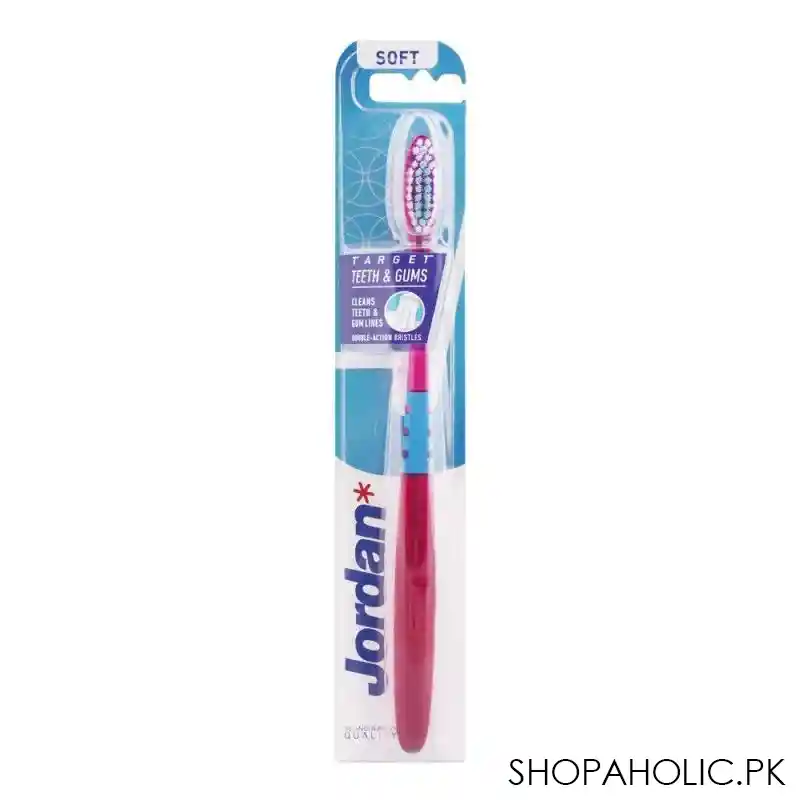 jordan target teeth & gums toothbrush soft, 10243 main image