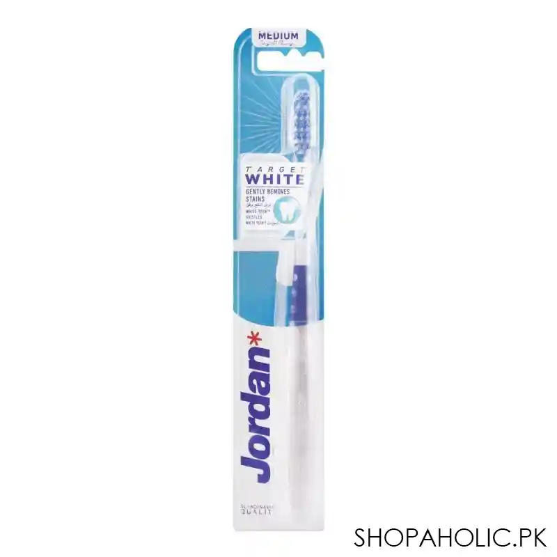 jordan target white toothbrush medium, 10244 main image