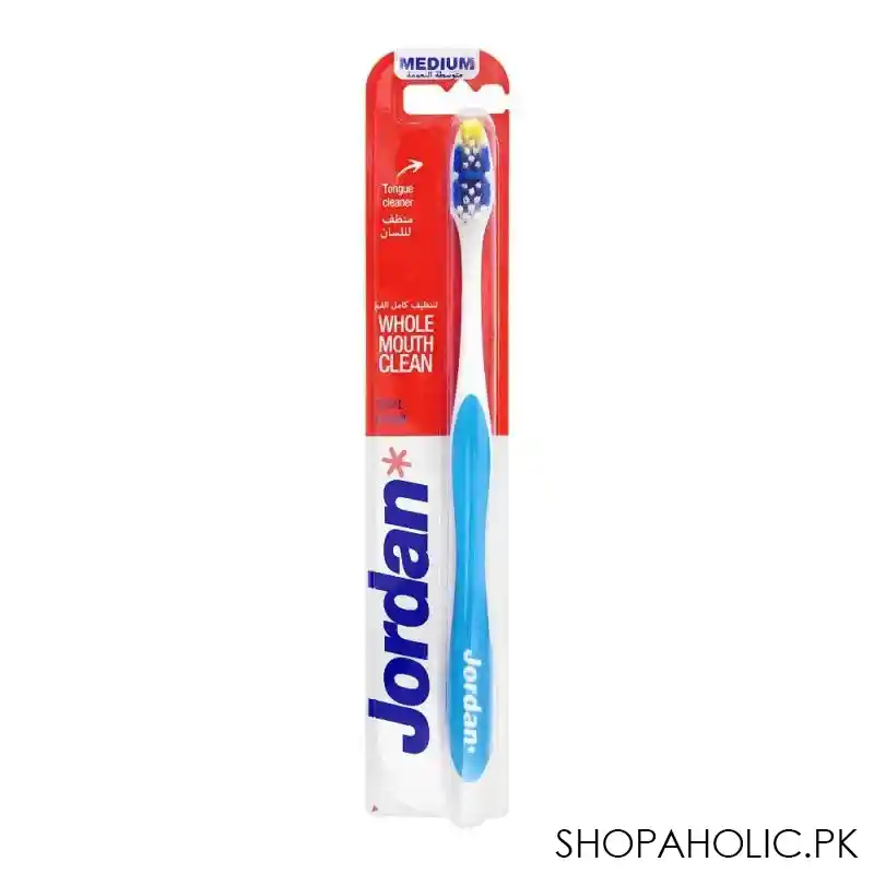 jordan white mouth total clean toothbrush, medium, 10226 main image