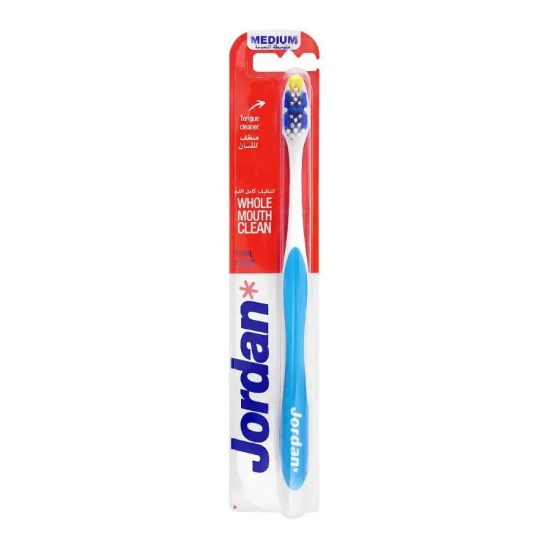 jordan white mouth total clean toothbrush, medium, 10226 main image