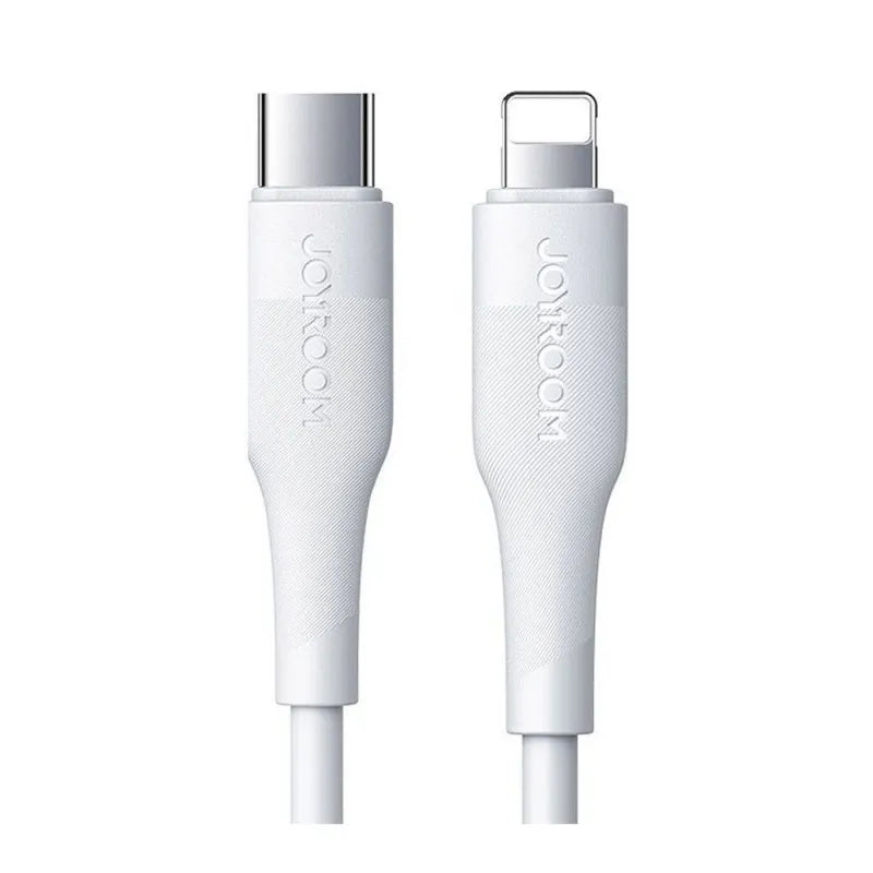 joyroom 20w pd fast charging cable type c to lightning, white, s 1224m3 main image